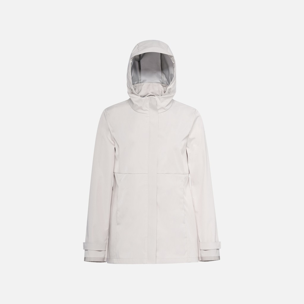 Short parka SPHERICA WOMAN Moonbeam - image number 3 | GEOX
