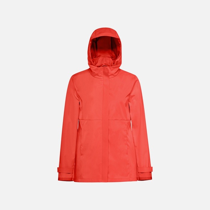 Short parka SPHERICA WOMAN High risk red | GEOX
