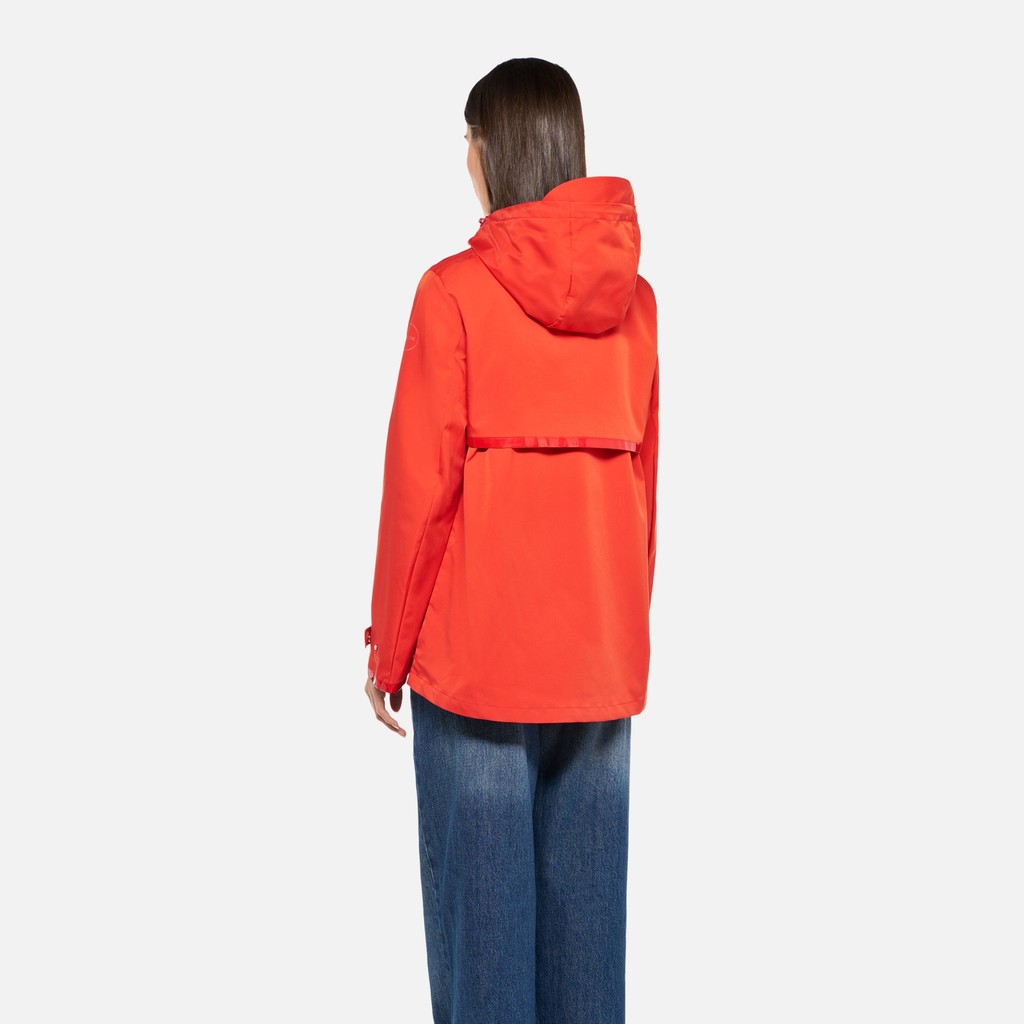 Parka court SPHERICA FEMME Rouge vif - image number 2 | GEOX