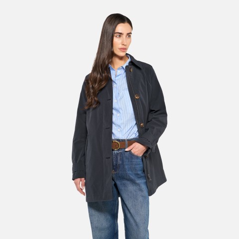 Trench coat CLAUDIN FEMME Bleu nuit | GEOX