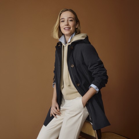 Trench coat CLAUDIN FEMME Bleu nuit | GEOX