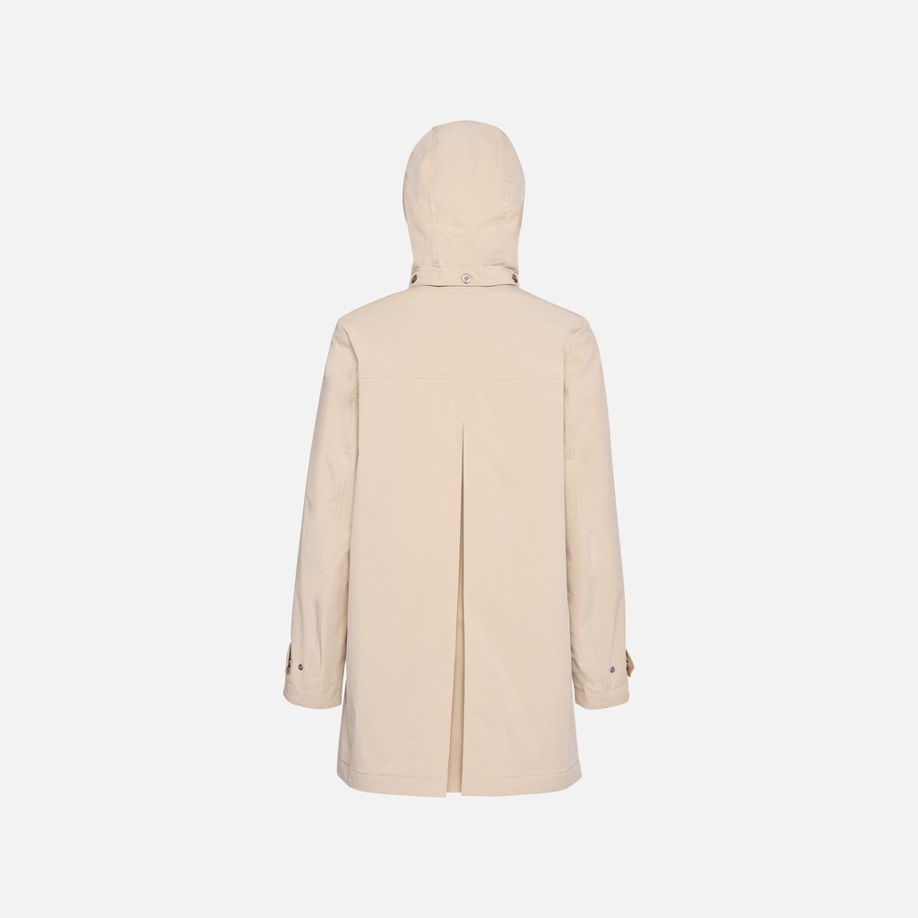 Trench coat CLAUDIN FEMME Sable - image number 6 | GEOX