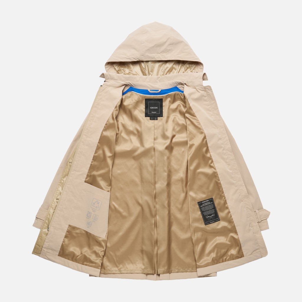 Gabardine CLAUDIN MULHER Areia - image number 9 | GEOX