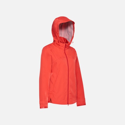 Jacket with hood SPHERICA WOMAN High risk red - image number 4 | GEOX