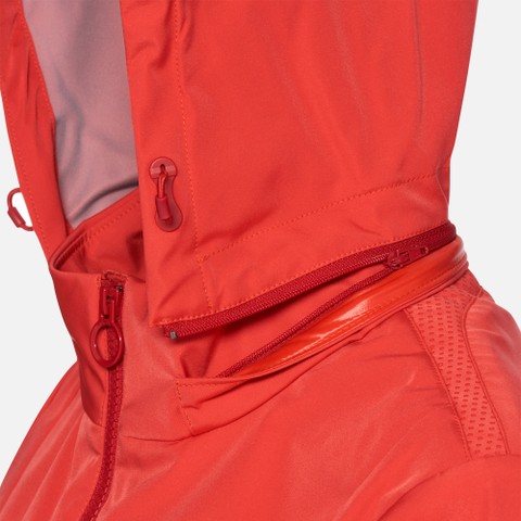 Jacket with hood SPHERICA WOMAN High risk red - image number 7 | GEOX