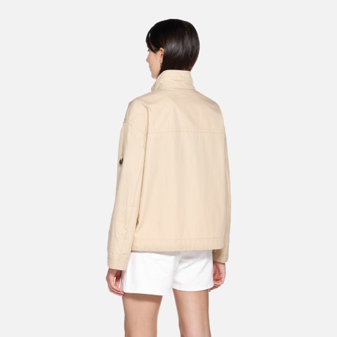 Lightweight jacket NAILEEN WOMAN Oxford tan - image number 2 | GEOX