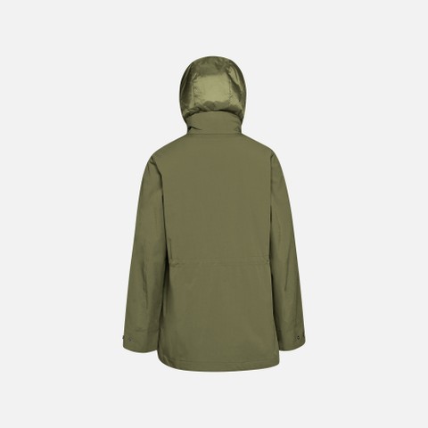 Jacket with hood CLAUDIN WOMAN Mayfly - image number 2 | GEOX