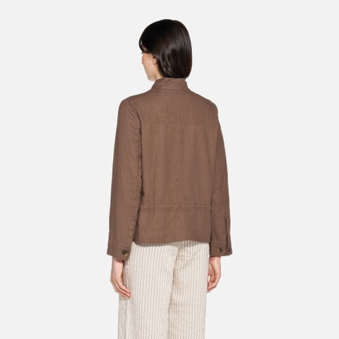 Bomber jacket MADDALUSIA WOMAN Partridge - image number 2 | GEOX