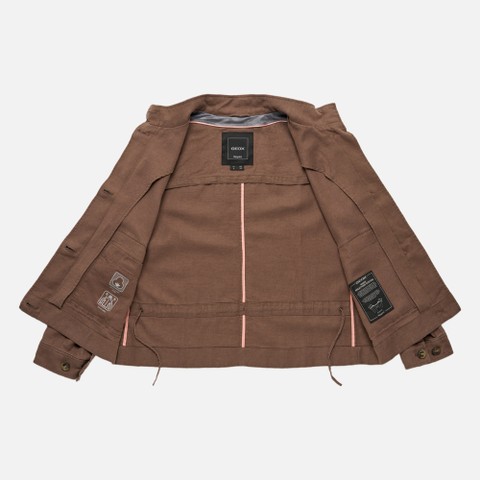 Bomber jacket MADDALUSIA WOMAN Partridge - image number 9 | GEOX