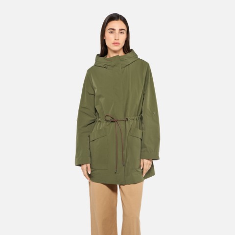 Long parka DANDRA WOMAN Mayfly - image number 1 | GEOX