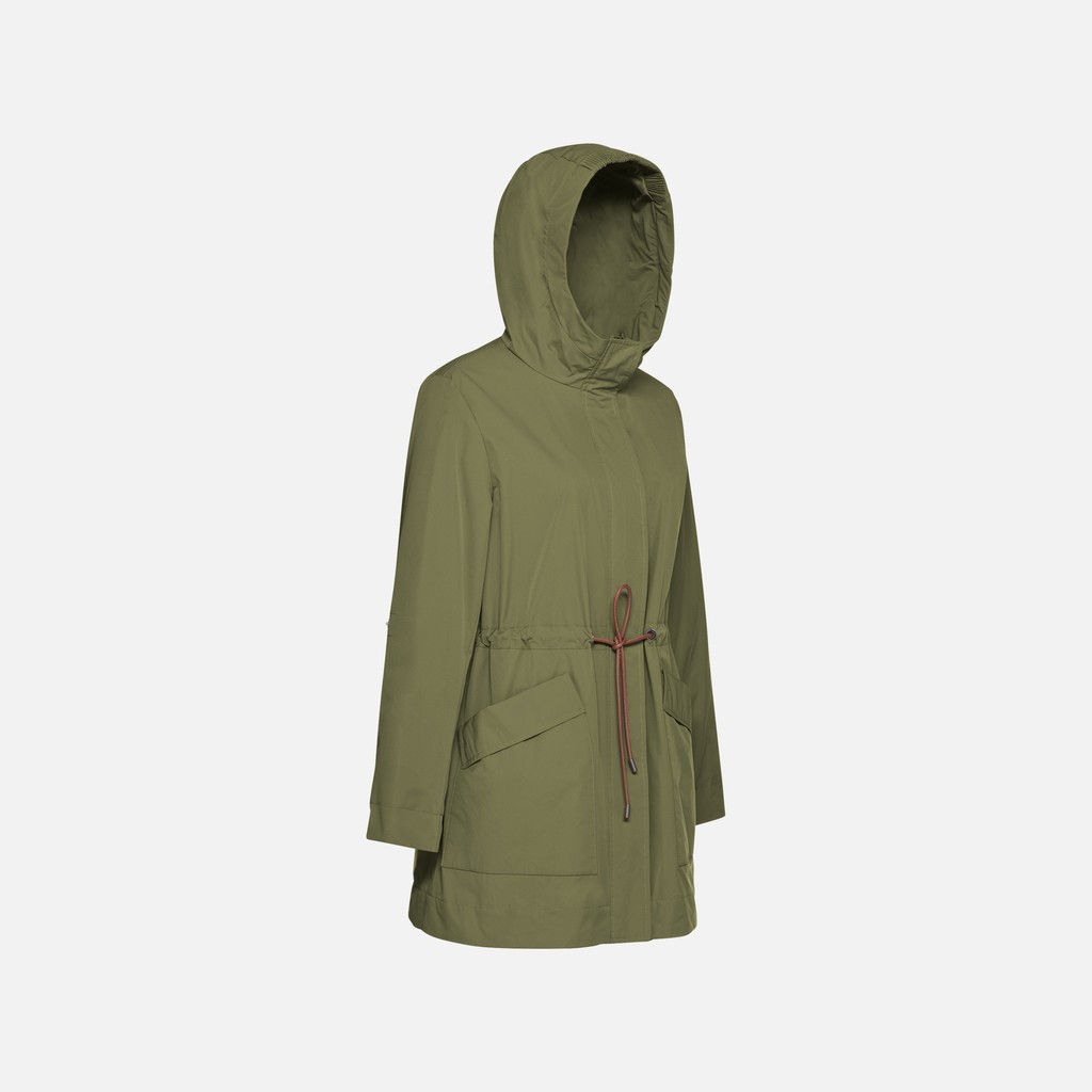 Long parka DANDRA WOMAN Mayfly - image number 1 | GEOX
