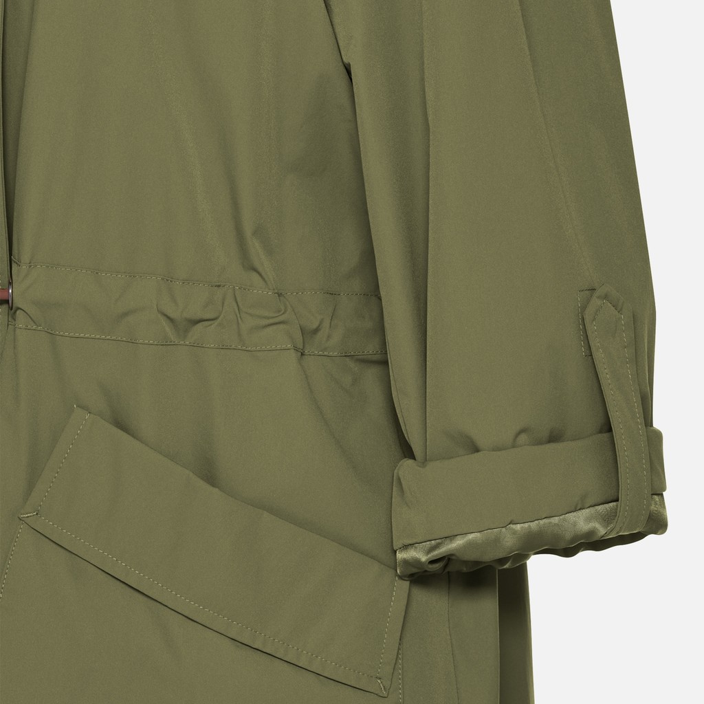 Long parka DANDRA WOMAN Mayfly - image number 4 | GEOX