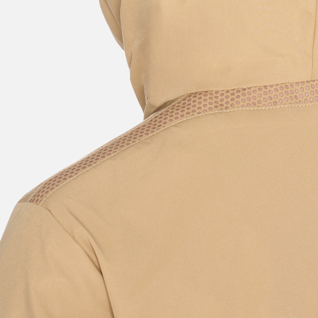 Long parka DANDRA WOMAN Tannin - image number 8 | GEOX