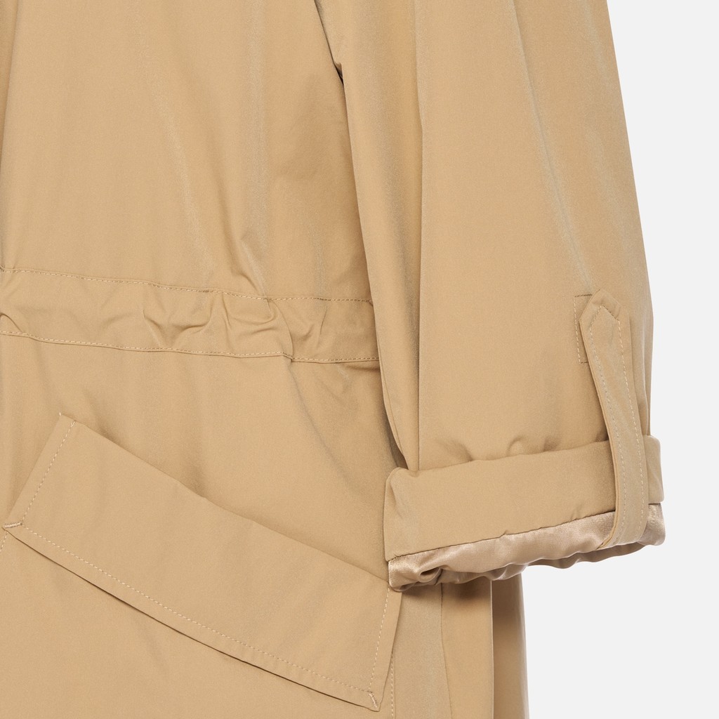 Long parka DANDRA WOMAN Tannin - image number 9 | GEOX