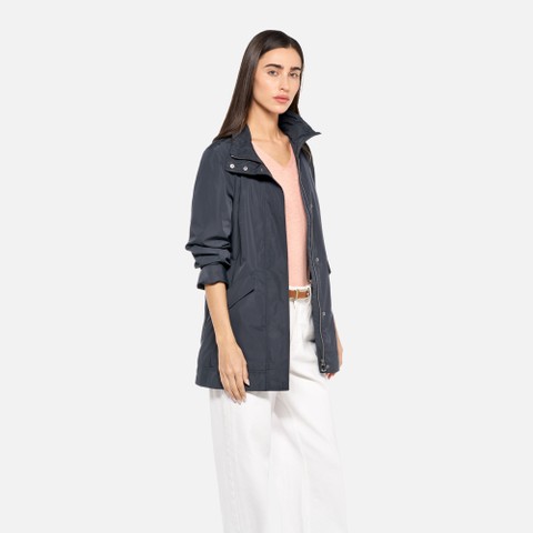 Giacca con cappuccio ANNYA DONNA Blu Notte | GEOX