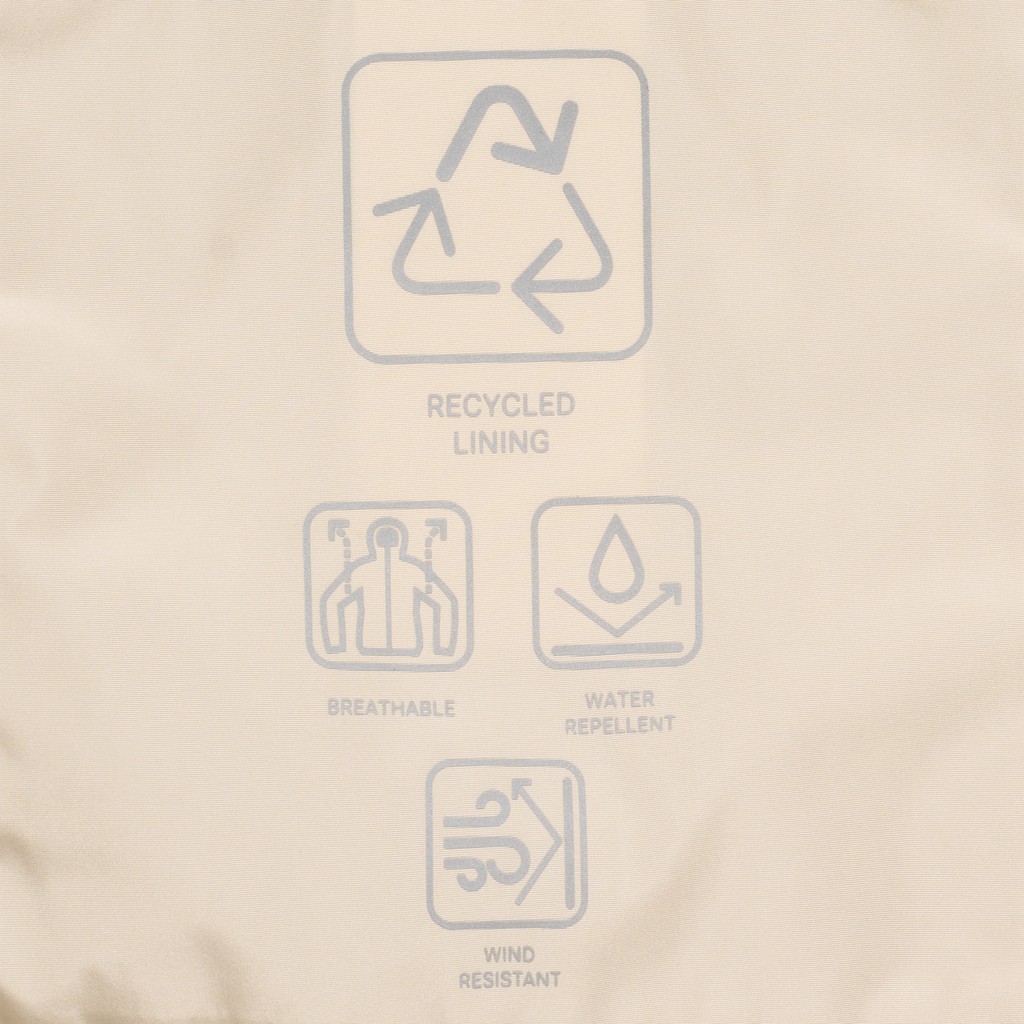 Jacket with hood ANNYA WOMAN Oxford tan - image number 4 | GEOX