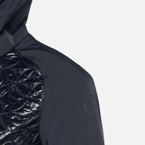 Parka court SPHERICA FEMME Bleu nuit - image number 4 | GEOX