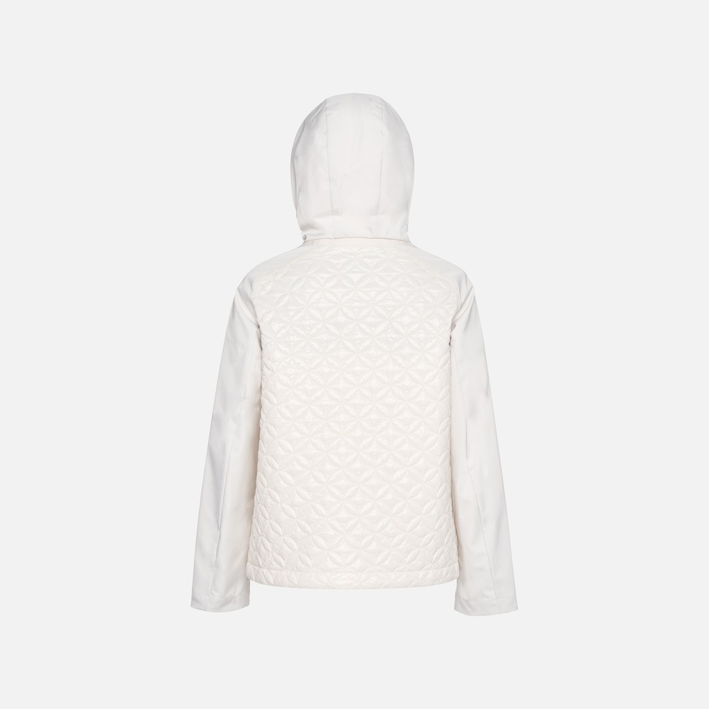 Short parka SPHERICA WOMAN Moonbeam - image number 6 | GEOX