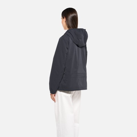 Parka court SPHERICA FEMME Bleu nuit - image number 2 | GEOX