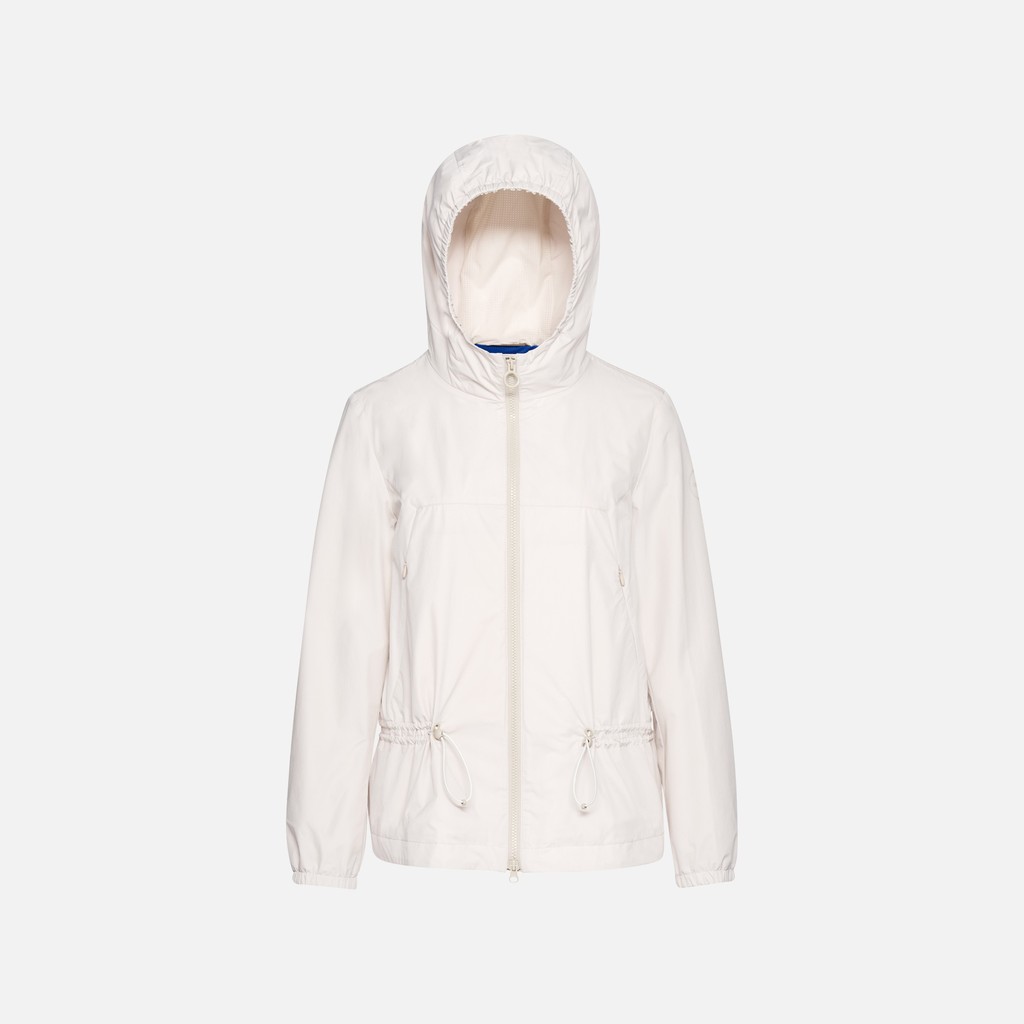 Short parka SPHERICA WOMAN Moonbeam - image number 4 | GEOX