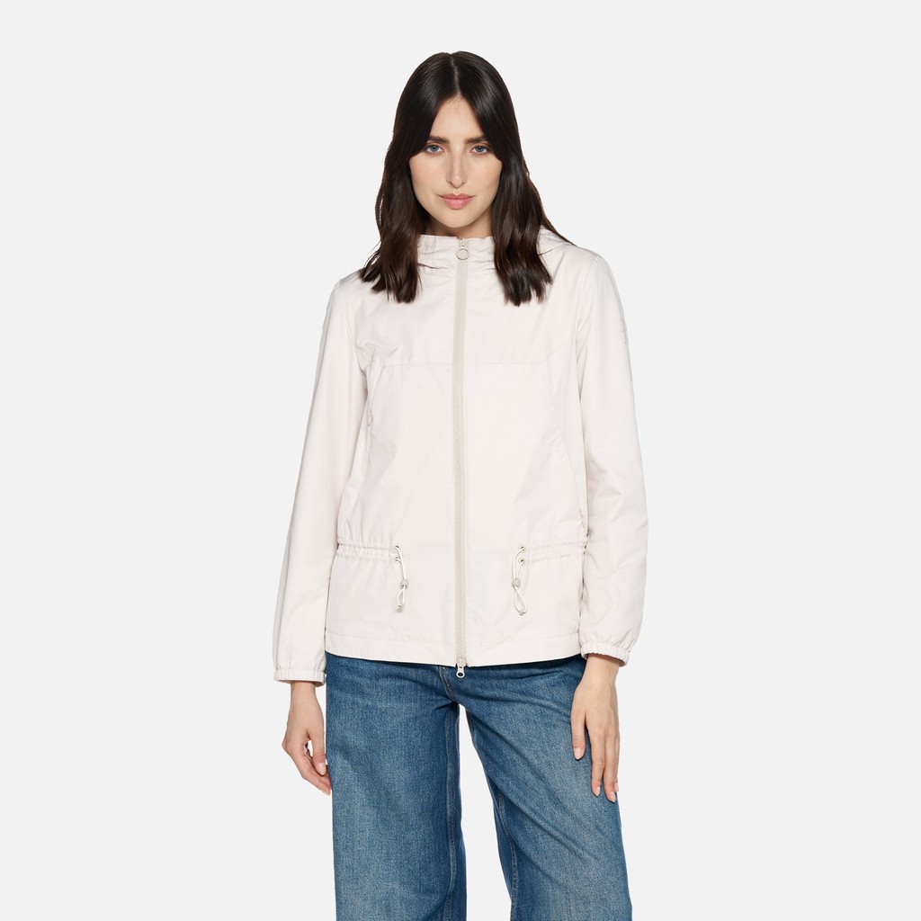 Short parka SPHERICA WOMAN Moonbeam - image number 1 | GEOX