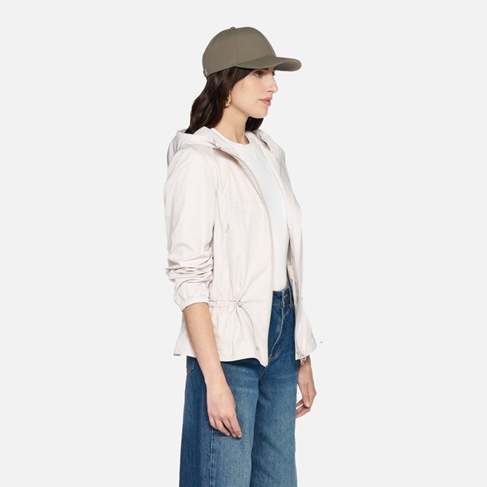 Short parka SPHERICA WOMAN Moonbeam | GEOX