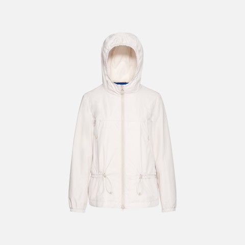 Short parka SPHERICA WOMAN Moonbeam - image number 8 | GEOX