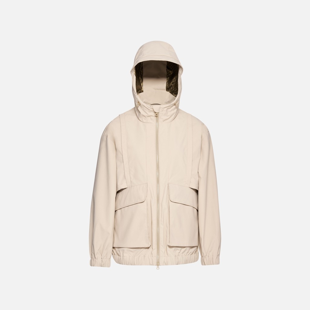 Parka court IRIDEA FEMME Sable - image number 4 | GEOX