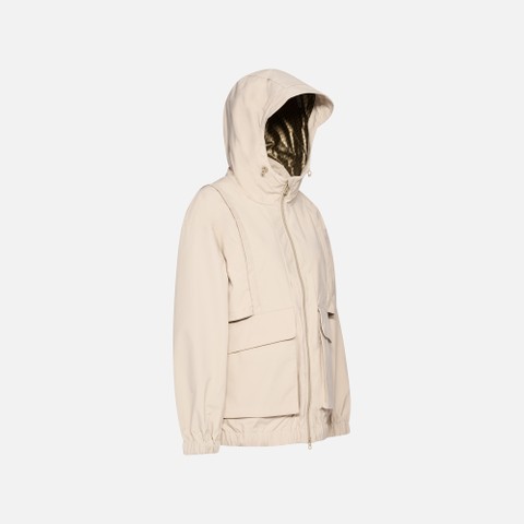 Parka court IRIDEA FEMME Sable - image number 5 | GEOX