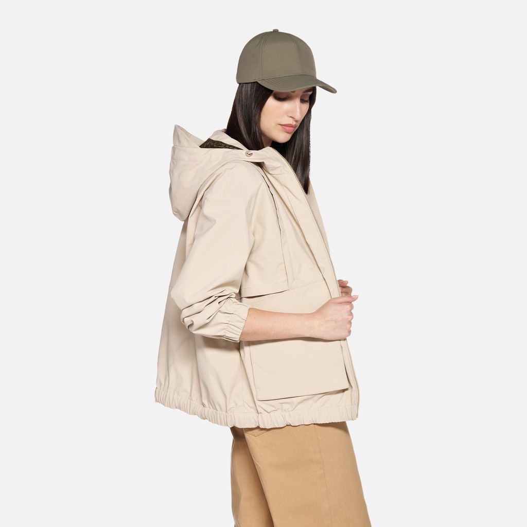 Parka court IRIDEA FEMME Sable - image number 0 | GEOX