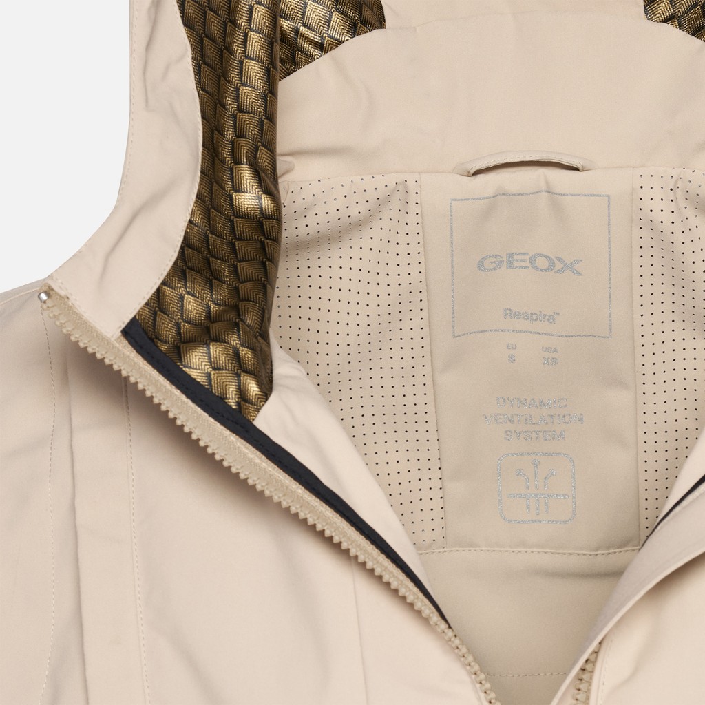 Parka court IRIDEA FEMME Sable - image number 7 | GEOX
