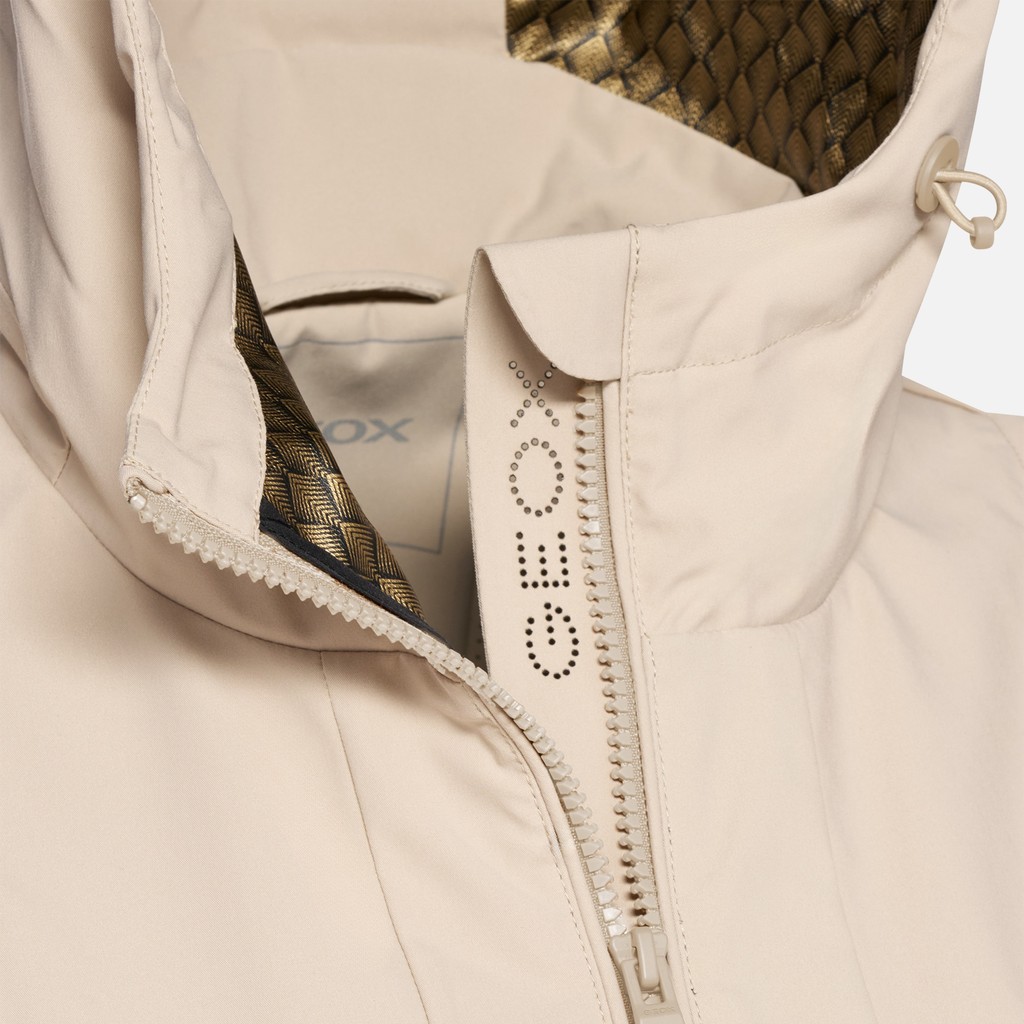 Parka court IRIDEA FEMME Sable - image number 8 | GEOX