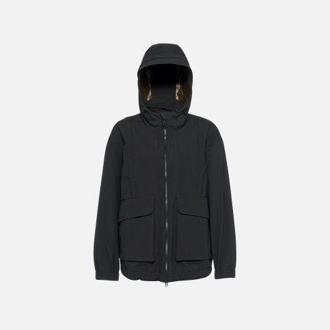 Short parka IRIDEA WOMAN Black - image number 4 | GEOX