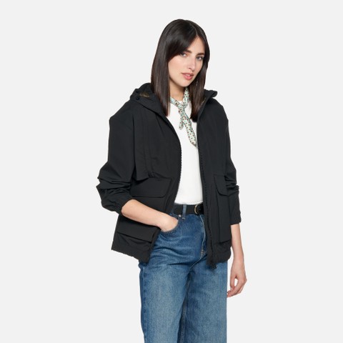 Short parka IRIDEA WOMAN Black | GEOX