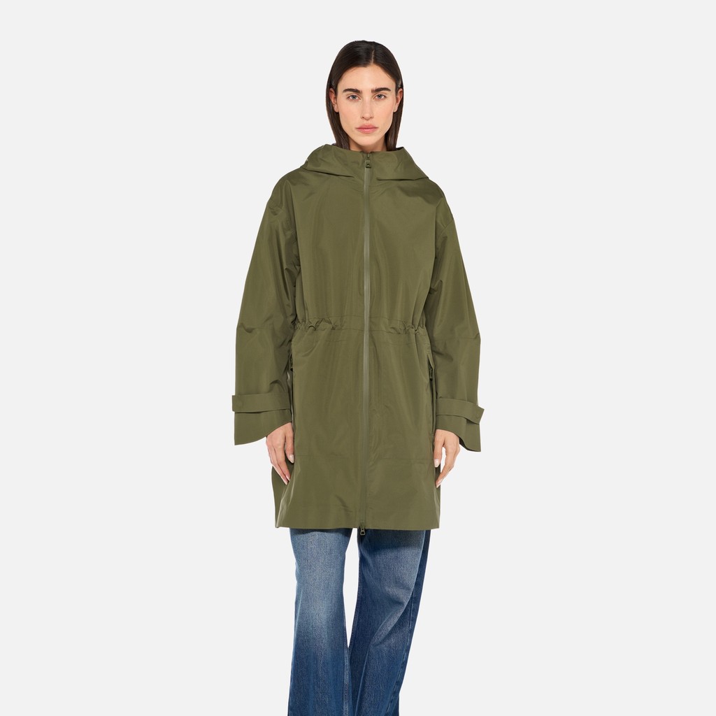 Waterproof jacket HOARA ABX WOMAN Mayfly - image number 1 | GEOX