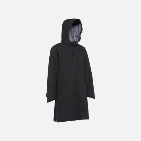 Waterproof jacket HOARA ABX WOMAN Caviar - image number 5 | GEOX