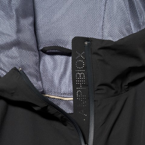 Waterproof jacket HOARA ABX WOMAN Caviar - image number 8 | GEOX