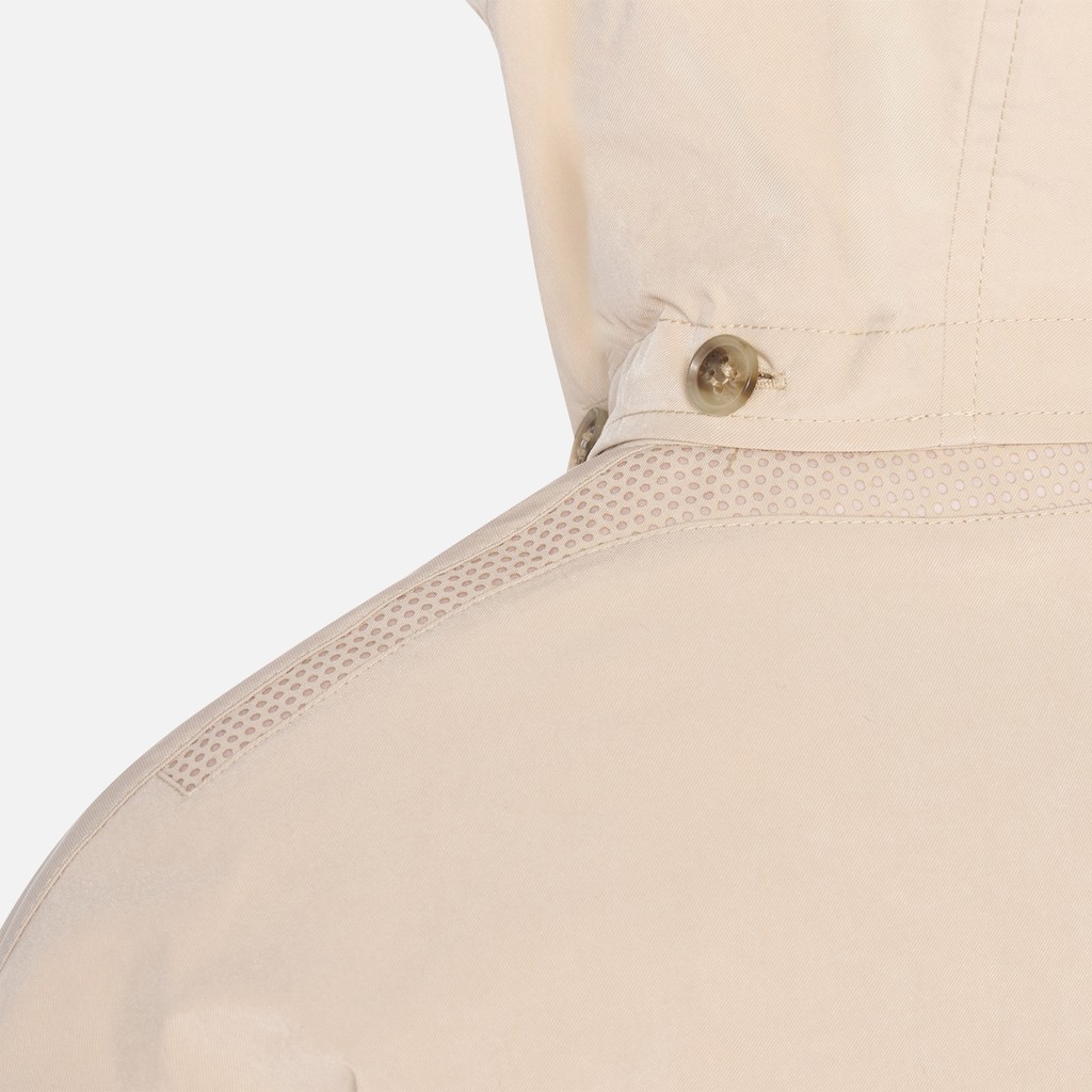 Jacket with hood MANTINEA WOMAN Oxford tan - image number 5 | GEOX