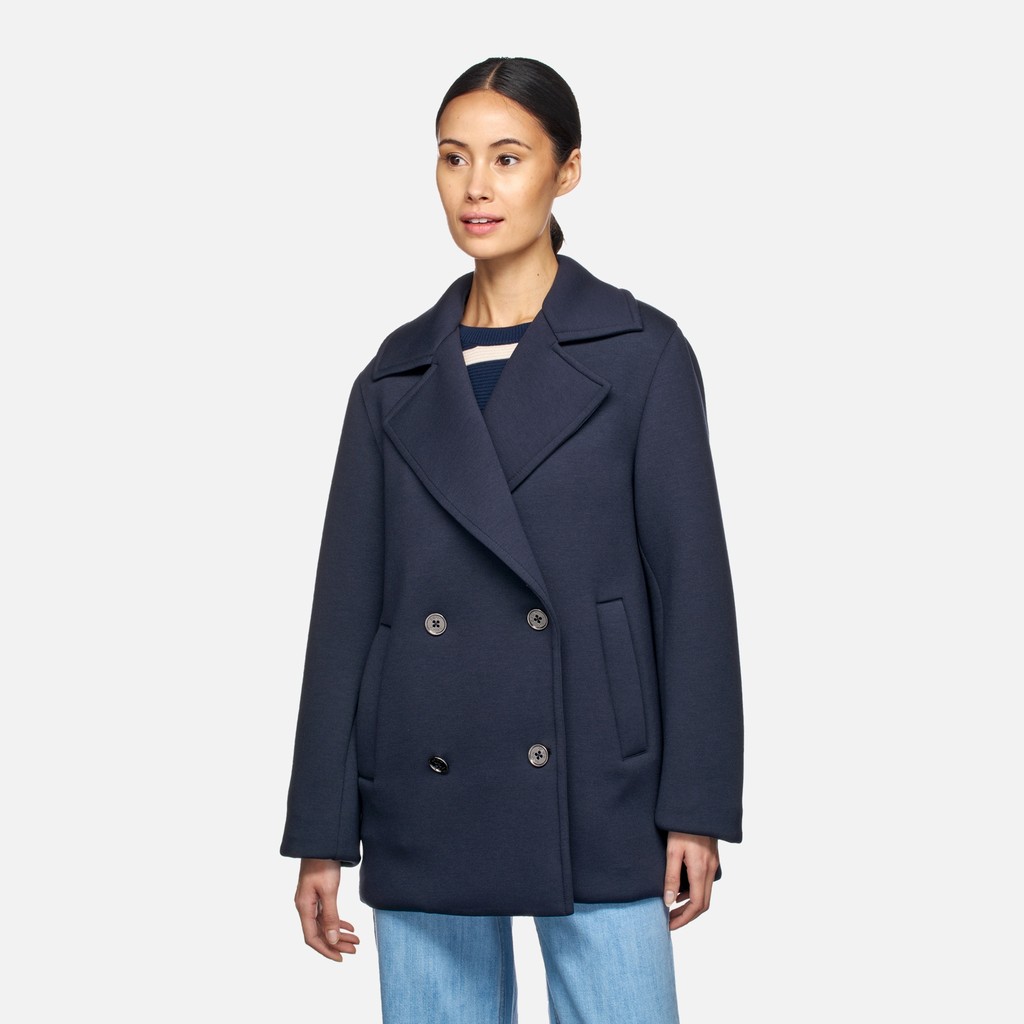 Short coat GARDENIA WOMAN Sky captain - image number 2 | GEOX