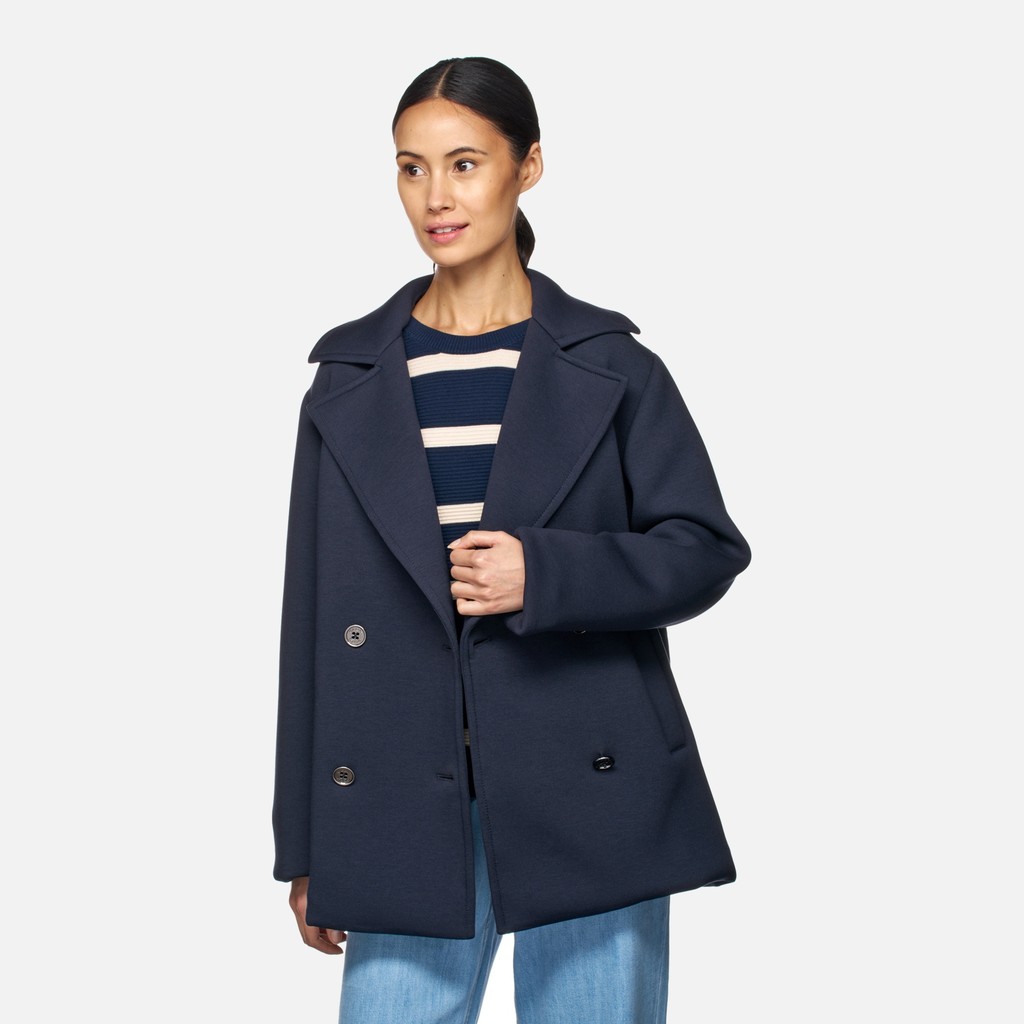 Short coat GARDENIA WOMAN Sky captain - image number 0 | GEOX