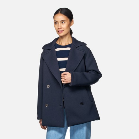 Short coat GARDENIA WOMAN Sky captain - image number 0 | GEOX