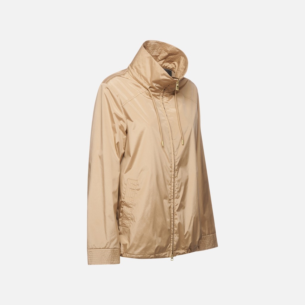 Veste mi-saison DANDRA FEMME Sable - image number 3 | GEOX