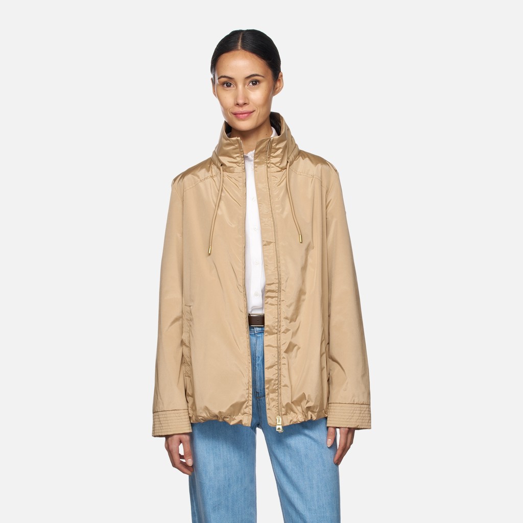 Veste mi-saison DANDRA FEMME Sable - image number 0 | GEOX