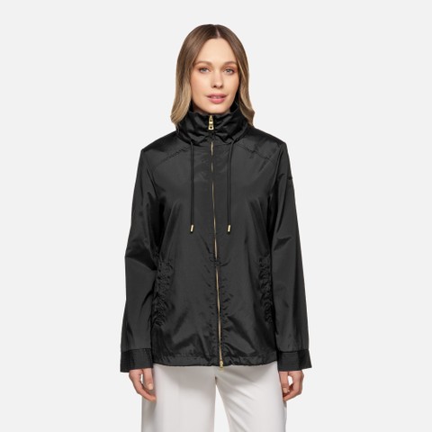 Mid-season jacket DANDRA WOMAN Black - image number 1 | GEOX
