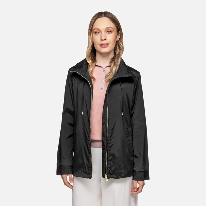Mid-season jacket DANDRA WOMAN Black | GEOX