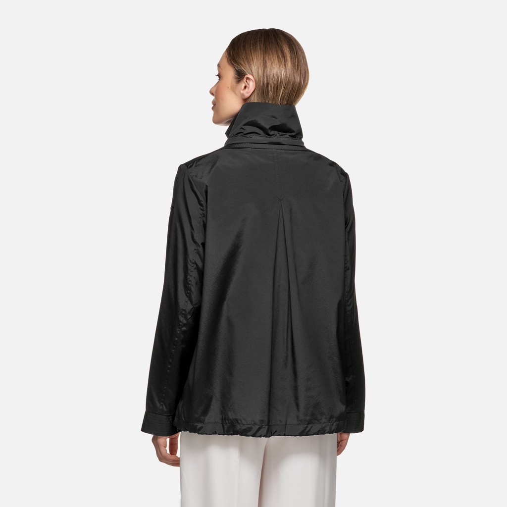 Mid-season jacket DANDRA WOMAN Black - image number 2 | GEOX
