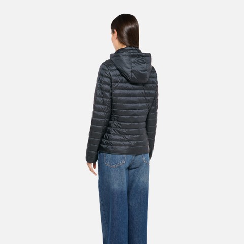 Short down jacket JAYSEN WOMAN Sky captain - image number 2 | GEOX
