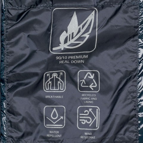 Piumino corto JAYSEN DONNA Blu Notte - image number 4 | GEOX