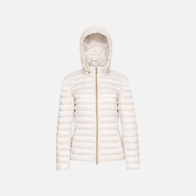GEOX Vêtements Jaysen Femme Blanc Cassé