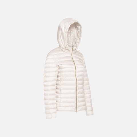 Short down jacket JAYSEN WOMAN Moonbeam - image number 1 | GEOX